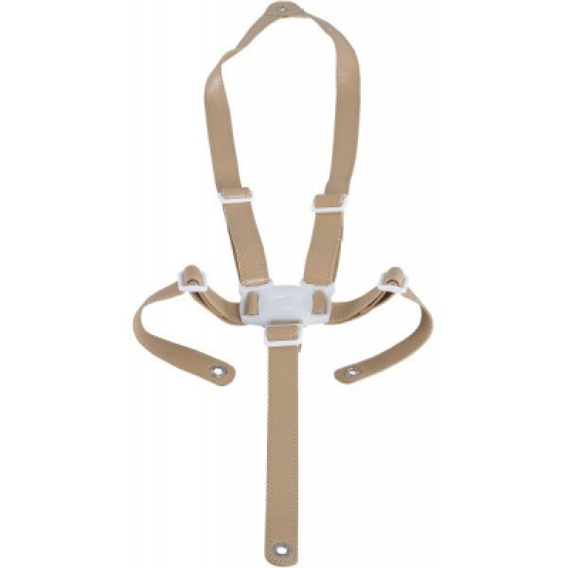Harnais de sécurité pour chaise haute Ovo beige imitation cuir Micuna
