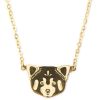 Collier Panda Roux (Plaqué or 18 carats) Mava Produit 1