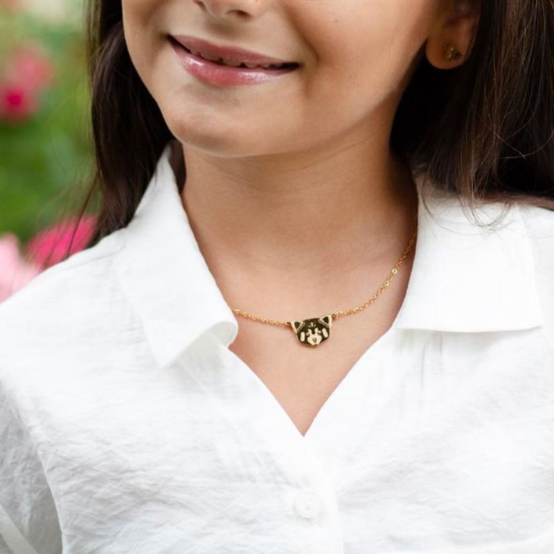 Collier Panda Roux (Plaqué or 18 carats) Mava Ambiance 2