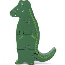 Puzzle vertical en bois Mr. Crocodile  par Trixie