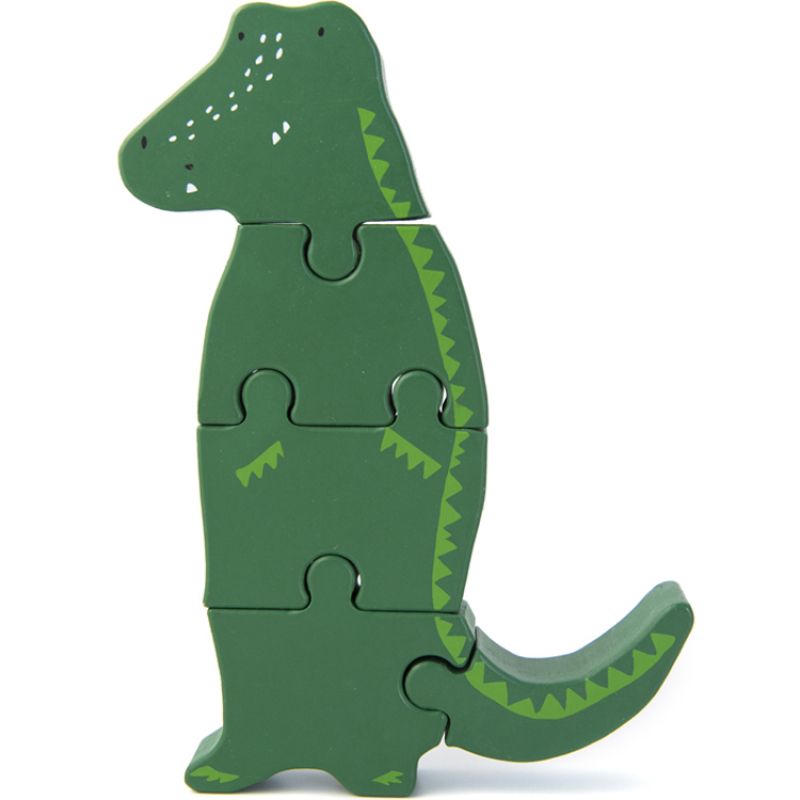 Puzzle vertical en bois Mr. Crocodile Trixie