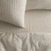 Drap housse en percale de coton Rayé Lin (80 x 160 cm) Kadolis Produit 4