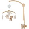 Mobile musical avec bras en bois Lily et Fluffy Noukie's Produit 1