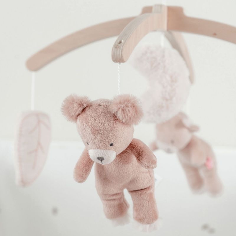Mobile musical avec bras en bois Lily et Fluffy Noukie's Ambiance 3