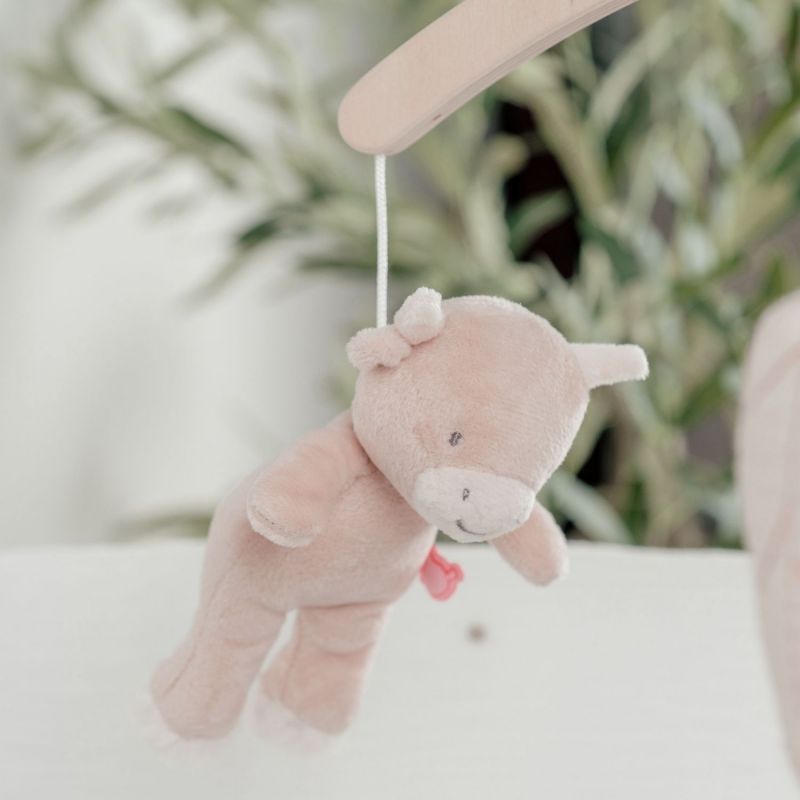 Mobile musical avec bras en bois Lily et Fluffy Noukie's Ambiance 4