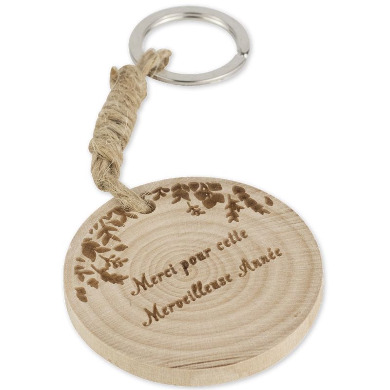Porte-clés en bois Merci pour cette merveilleuse année Arty Fêtes Factory