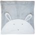 Tapis de jeu Tapidou lapin gris (100 x 100 cm) - Doudou et Compagnie