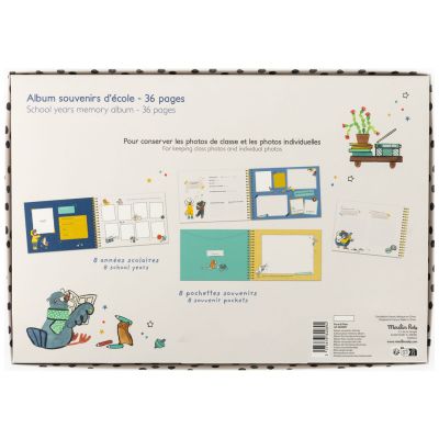 Album souvenirs d'école Puce & Pilou (36 pages) - Reconditionné