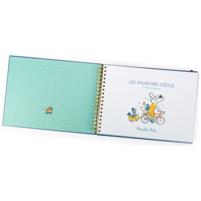 Album souvenirs d'école Puce & Pilou (36 pages) - Reconditionné Moulin Roty Produit 3