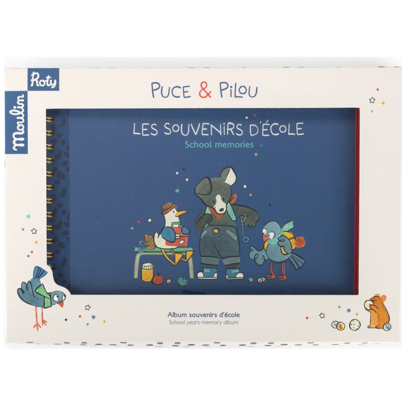 Album souvenirs d'école Puce & Pilou (36 pages) - Reconditionné Moulin Roty Produit 6