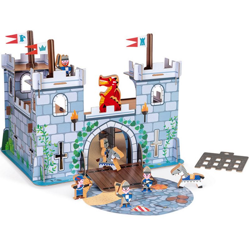 Château fort avec figurines Story Janod