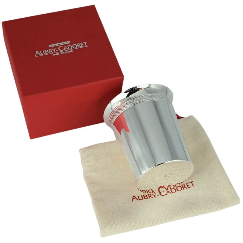 Timbale chope Tambourin personnalisable (métal argenté) Aubry-Cadoret Packaging 4