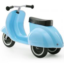 Porteur scooter bleu - Reconditionné  par Ambosstoys