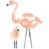 Stickers muraux flamant rose Flamingo by Lucie Bellion - Lilipinso