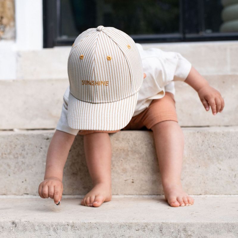 Casquette enfant Sunshine Ocre (3-6 ans) Chamaye Ambiance 2