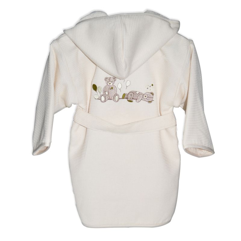 Peignoir à capuche Nounours (2 ans) 