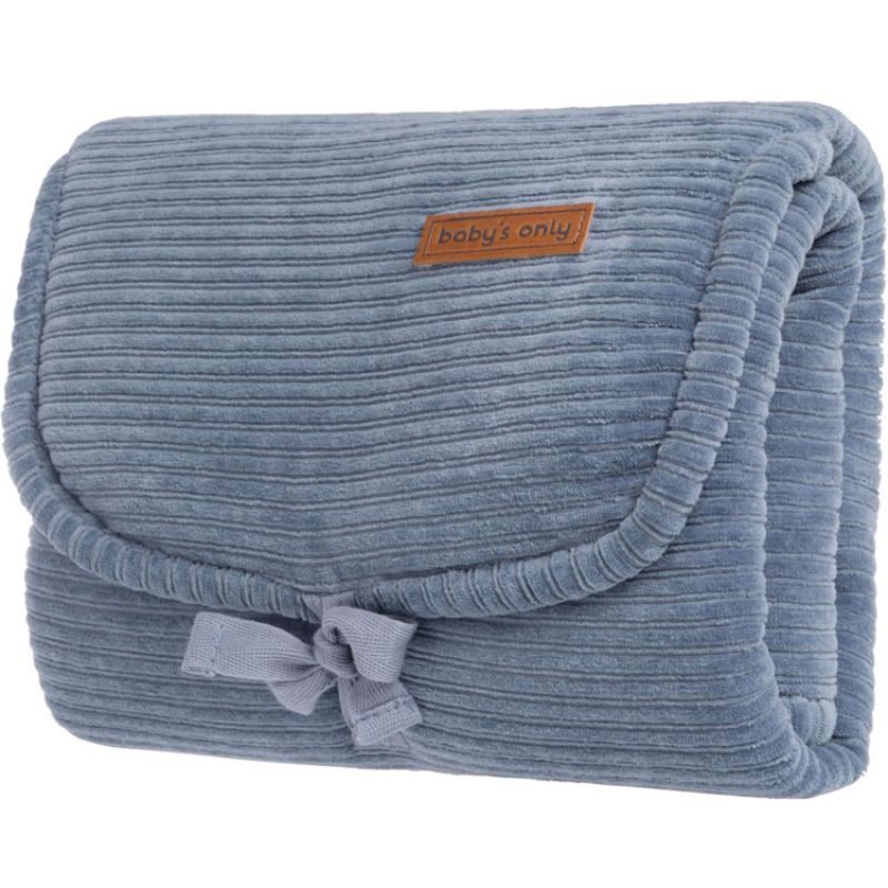 Tapis à langer nomade Sense vintage blue Baby's Only
