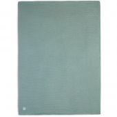 Couverture polaire Basic Knit Forest Green (75 x 100 cm)