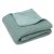 Variation Vert d'eau du produit Couverture polaire Basic Knit Forest Green (75 x 100 cm) de la marque Jollein