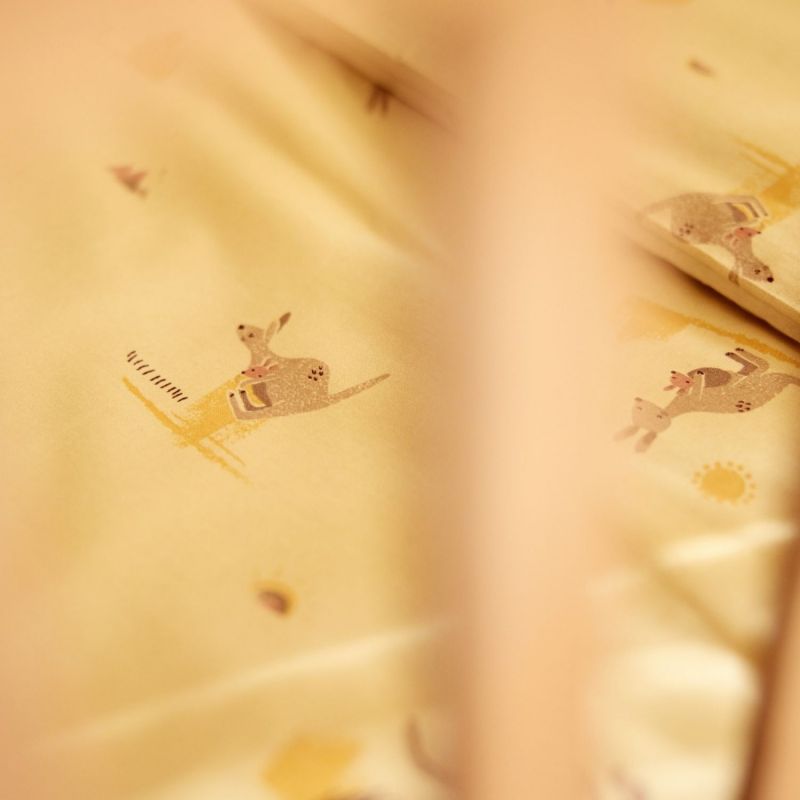 Housse de couette + taie d'oreiller Kangaroots (120 x 150 cm) Jollein Ambiance 5