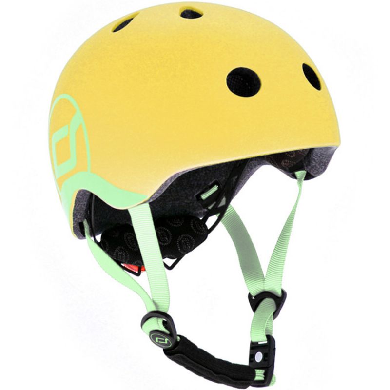 Casque pour porteur évolutif Highwaykick jaune citron (1-3 ans) Scoot And Ride