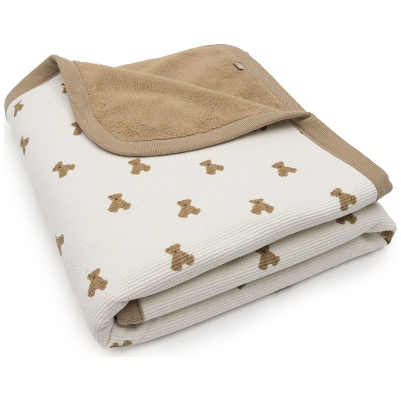 Couverture Mini Teddy Bear Little Waffle-Fluffy (100 x 150 cm) Jollein Produit 1