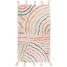 Tapis rectangulaire Berber pastel (150 x 80 cm)  par Kids Depot