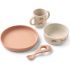 Coffret repas en silicone Vivi Dream Ecru - Liewood