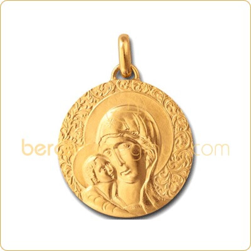 Grande Médaille Vierge Byzantine (or jaune) Monnaie de Paris
