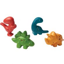 Lot de 4 figurines dinosaures  par Plan Toys