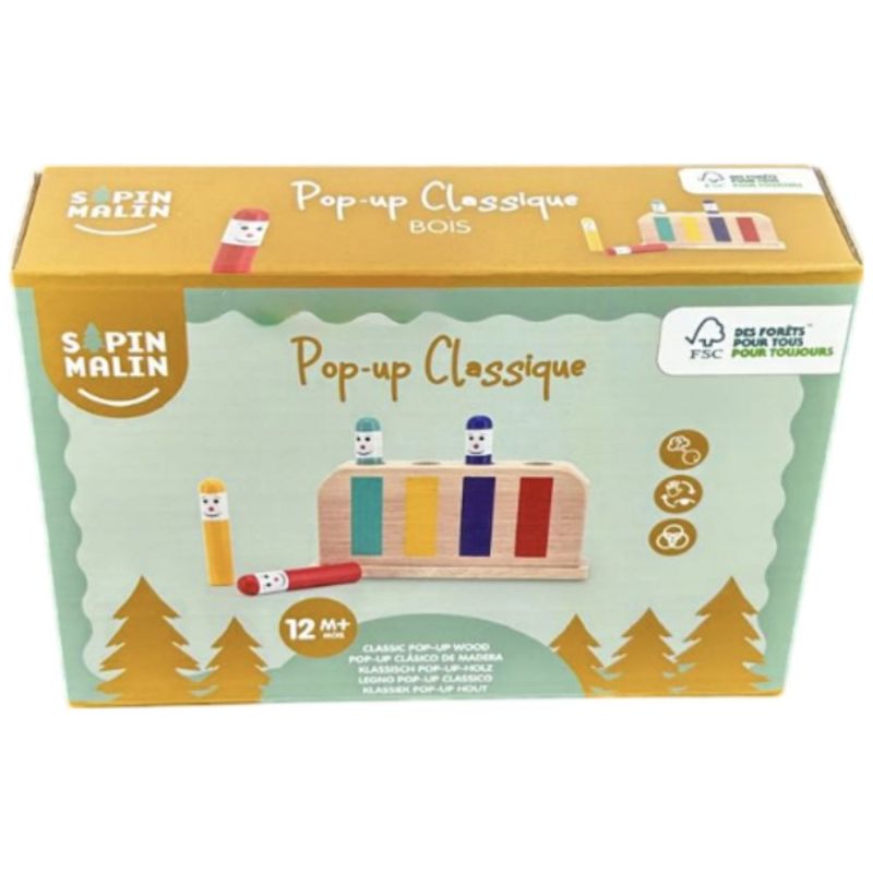 Pop up en bois Classique Sapin Malin Packaging 3