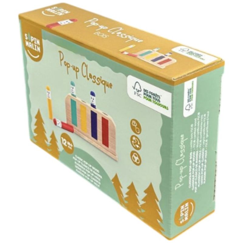 Pop up en bois Classique Sapin Malin Packaging 4