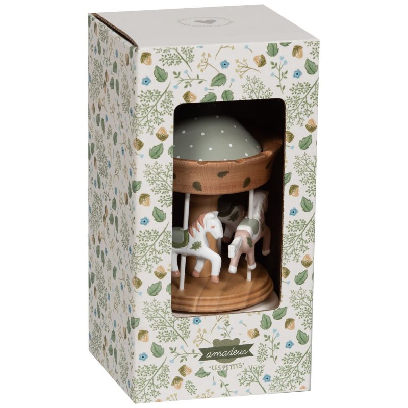Carrousel musical en bois automne Amadeus Les Petits Packaging 3