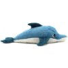 Grande peluche Tofou le dauphin maman et bébé bleu (50 cm)  par Les Déglingos