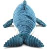 Grande peluche Tofou le dauphin maman et bébé bleu (50 cm)  par Les Déglingos