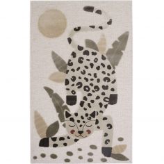 Tapis rectangulaire Little Jaguar Ivoire (80 x 125 cm) - Nattiot