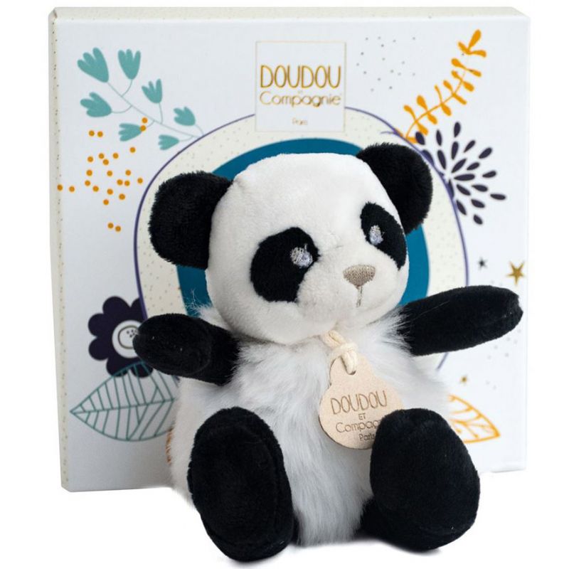 Peluche Minizoo Panda (15 cm) Doudou et Compagnie