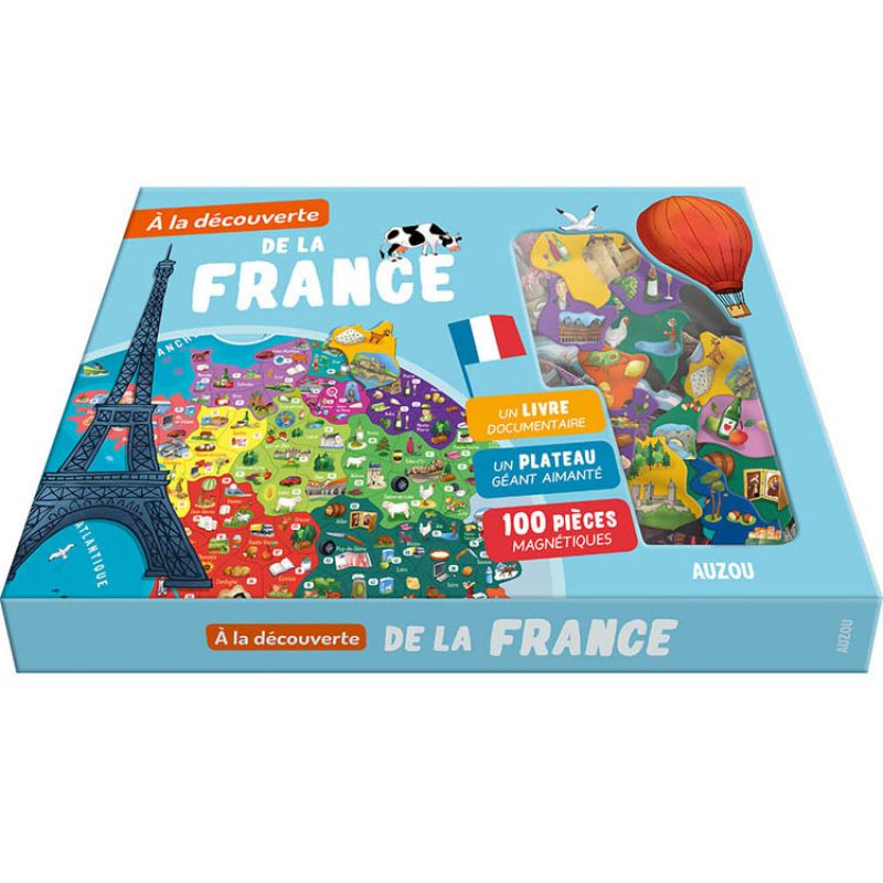 Coffret éducatif A la découverte de la France Auzou Editions