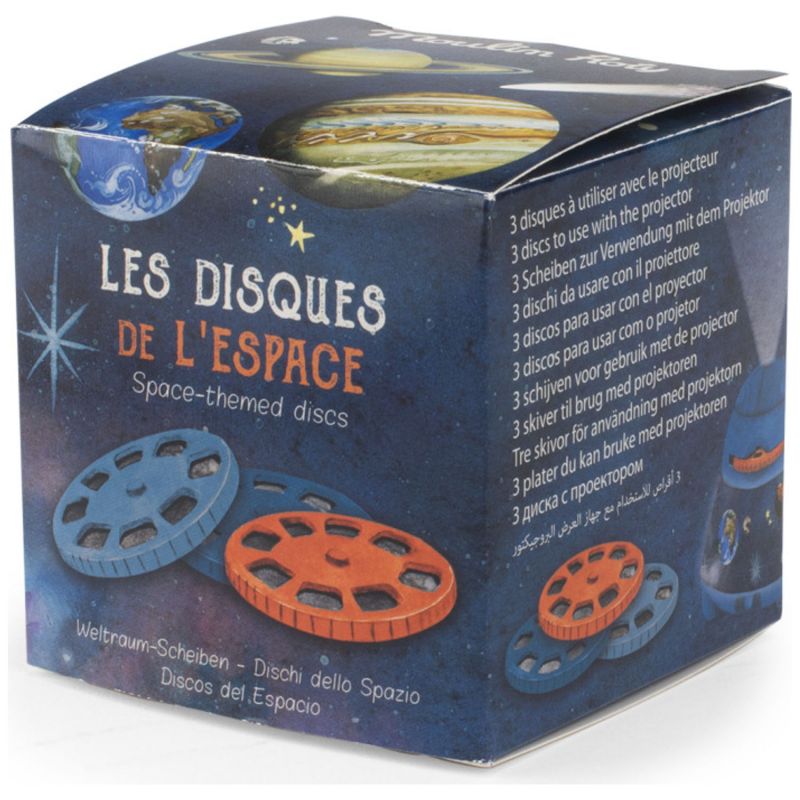 Boîte de 3 disques pour projecteur L'Explorateur Le Jardin du Moulin Moulin Roty Packaging 4