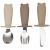 Variation Beige, marron du produit Set de couverts Natural Shades de la marque Jollein