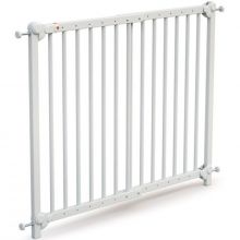 Barrière de sécurité extensible en bois de hêtre Essentiel blanc  par AT4