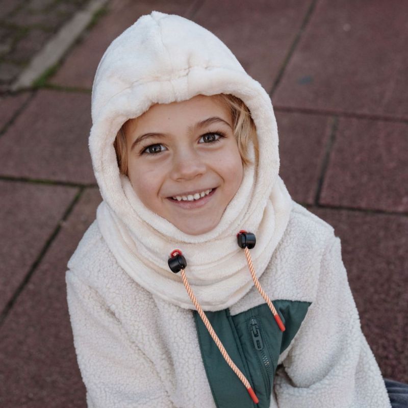 Cagoule polaire Warmy Cream (9-18 mois) Hello Hossy Ambiance 4