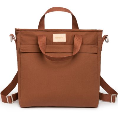 Sac à dos à langer waterproof Baby on the go Clay Brown (Nobodinoz) - Image 1