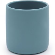 Gobelet en silicone bleu (220 ml)