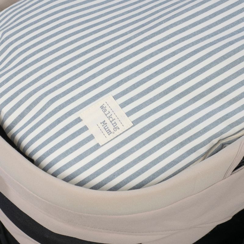 Nid d'ange Praliné Rayures Matcha TOG 1 Walking Mum Ambiance 6