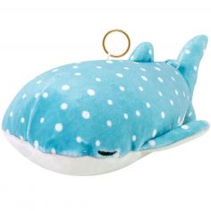 Porte-clé peluche Nemu Nemu Jinbe le Requin baleine (17 cm) - Trousselier