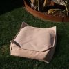 Pouf Ottoman Square Seashell Outdoor Wigiwama Ambiance 4