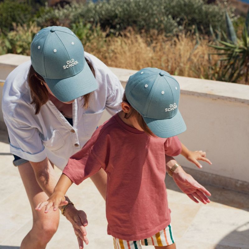 Casquette enfant Old School bleu (7-12 ans) Chamaye Ambiance 8