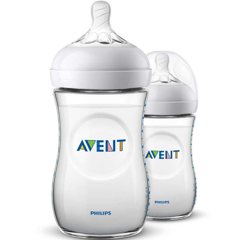 Lot de 2 biberons Natural (260 ml) Philips AVENT
