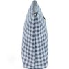 Trousse de toilette Together Vichy bleu et gris  par Pasito a pasito